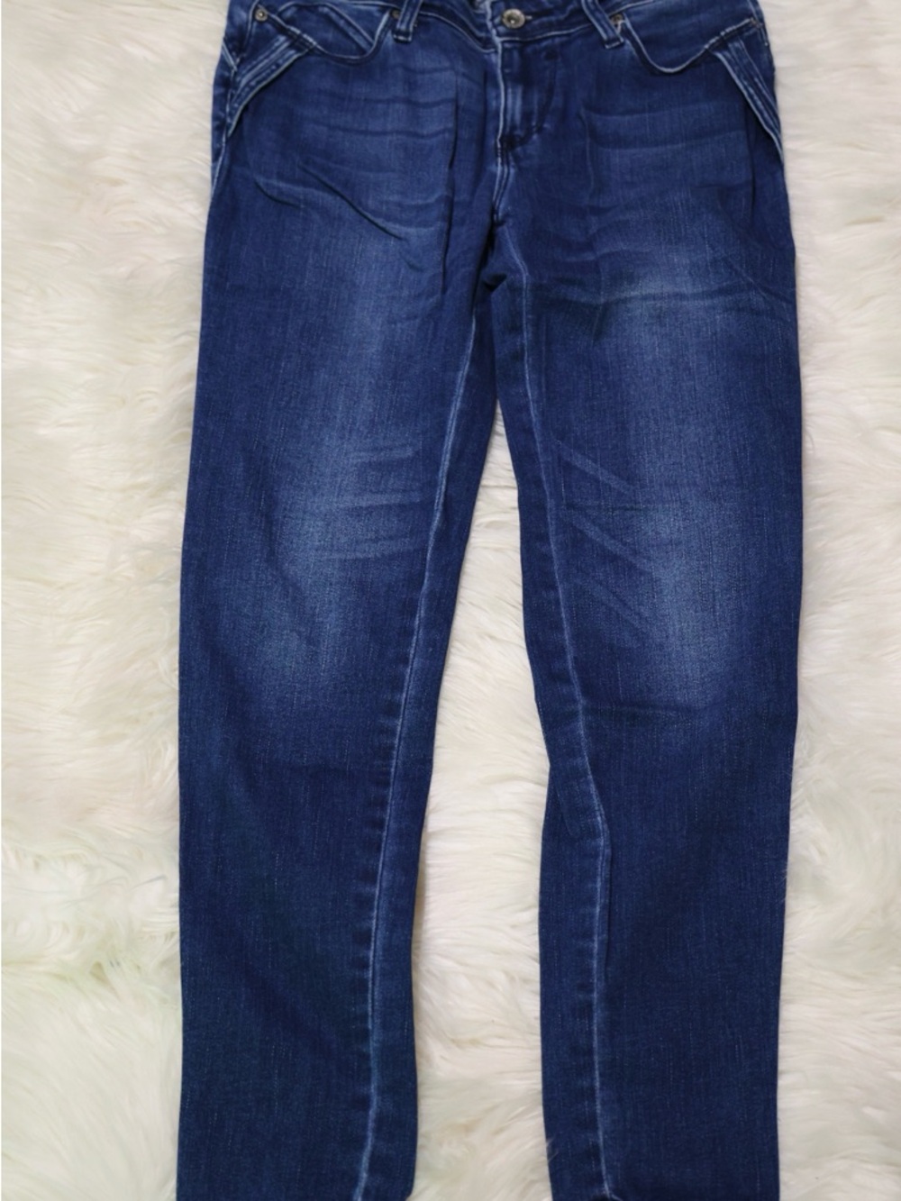 Dark Indigo Stretch Denim Jeans